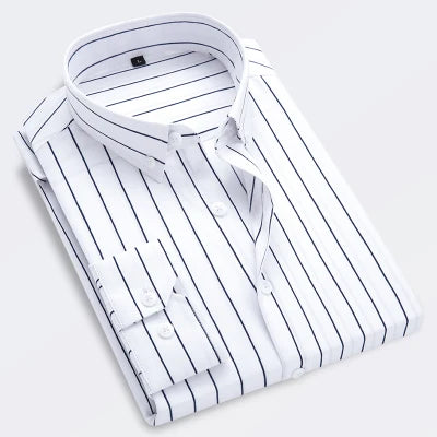 2025 Spring Striped Casual Shirt – Long Sleeve