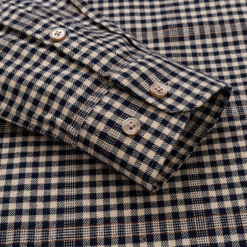 Premium Flannel Plaid Shirt – Heavy Cotton Long Sleeve for Men