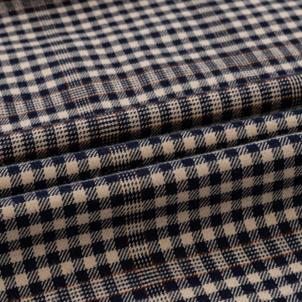Premium Flannel Plaid Shirt – Heavy Cotton Long Sleeve for Men
